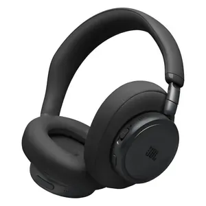 JBL Live 780NC noise cancelling headphones in Black, angled front view