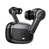 boAt Nirvana Lucid true wireless earbuds in Gunmetal Black, earbuds beside the charging case