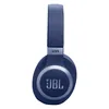 JBL Live 770NC wireless over-ear noise cancelling headphones in Blue, left ear cup side view