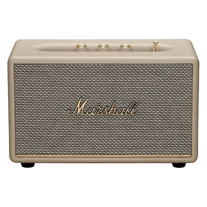 Marshall Acton III Bluetooth home speaker in Cream, front view