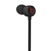 Beats Flex wireless neckband earphones in Beats Black, close-up of the earbud and ear tip