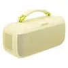 Bose SoundLink Max portable Bluetooth speaker in Citrus Yellow, angled view from the left