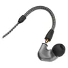 Sennheiser IE 200 wired in-ear monitors, Silver Edition, earpiece and cable from the side