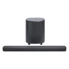 JBL Bar 500MK2 soundbar with wireless subwoofer in Black, front view