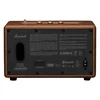 Marshall Acton III Bluetooth home speaker in Brown, back view with the mains input
