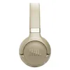 JBL Tune 680NC wireless on-ear noise cancelling headphones in Beige, right ear cup side view
