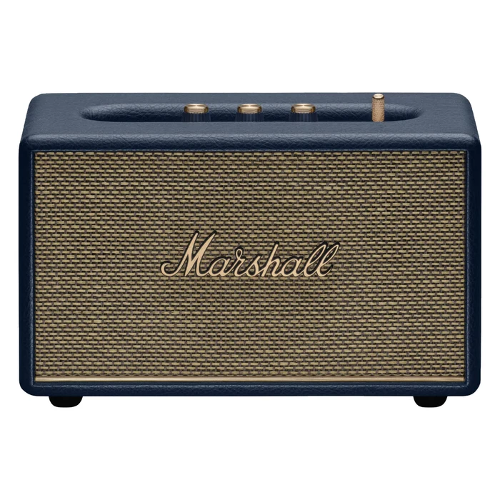 Marshall Acton III Bluetooth home speaker in Midnight Blue, front view