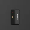 Marshall Emberton portable Bluetooth speaker in Black, standing on one end