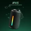 boAt Stone 358 Pro portable Bluetooth speaker in Raging Black, with water drops, IPX5 splash resistant