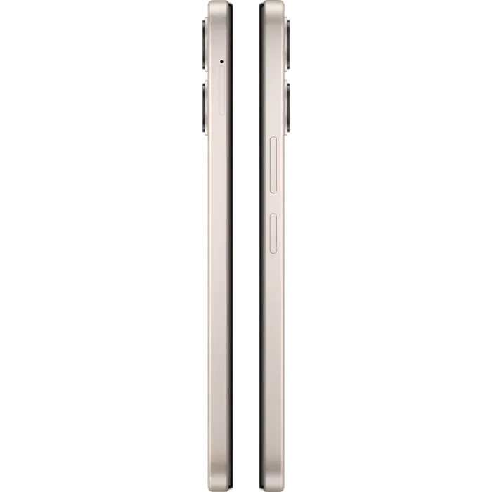 vivo Y21 5G in Straw Gold, side view showing the buttons