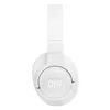 JBL Tune 770NC wireless over-ear noise cancelling headphones in White, right ear cup side view