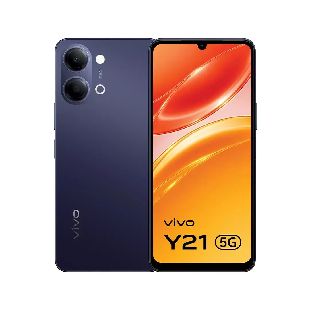 Vivo Y21 5G, 6GB RAM, 128GB Storage, Mystic Blue
