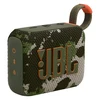 JBL Go 4 portable Bluetooth speaker in Squad, angled front view