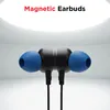 boAt Rockerz 103 Pro wireless neckband earphones in Blue, magnetic earbuds clipped together
