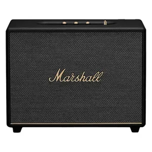 Marshall Woburn III Bluetooth home speaker in Black, front view