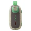 JBL Go 4 portable Bluetooth speaker in Sand, side view with USB-C charging port