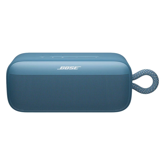 Bose SoundLink Plus portable Bluetooth speaker in Blue Dusk, front view