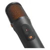 JBL EasySing Mics wireless karaoke microphones in Black, control panel with volume and vocal removal buttons