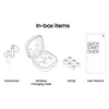 Samsung Galaxy Buds 4 Pro noise cancelling earbuds in Black, box contents: earbuds, wireless charging case, ear tips and quick start guide