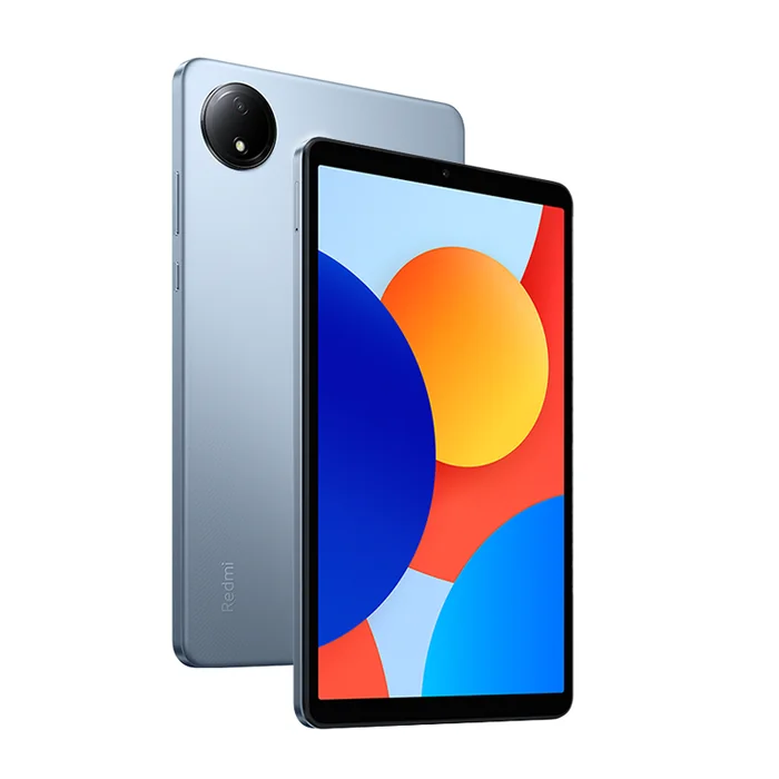 Redmi Pad SE 4G 8.7-inch in Ocean Blue, front and back views