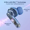boAt Airdopes 191 ANC true wireless earbuds in Pellucid Blue, earbud close-up, four microphones with ENx
