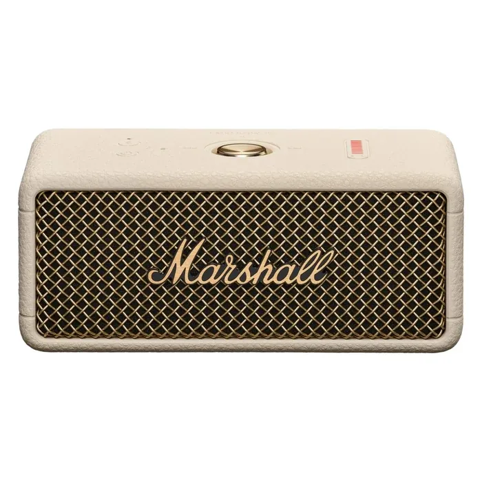 Marshall Emberton III portable Bluetooth speaker in Cream, front view
