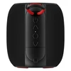 boAt Stone 208 portable Bluetooth speaker in Raging Black, back view with the control buttons and port cover