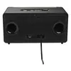 JBL Authentics 500 smart home speaker in Black, back view with ports and power cable