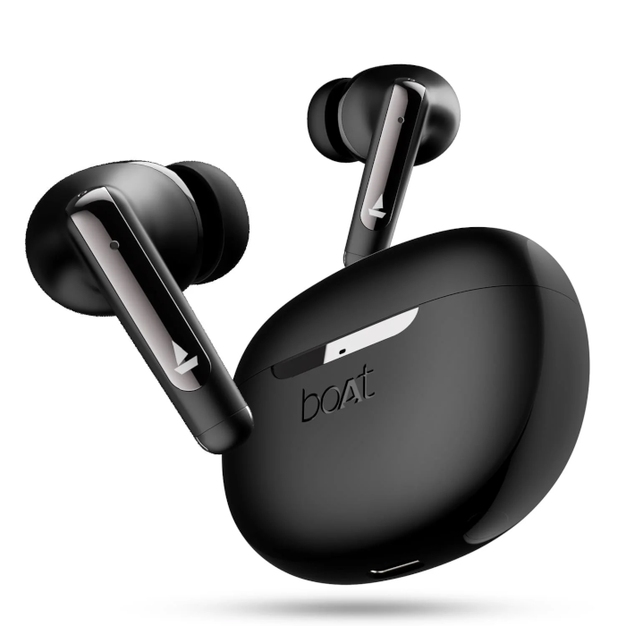 boAt Airdopes 141 ANC Gunmetal Black