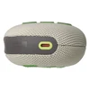 JBL Clip 5 portable Bluetooth speaker in Sand, bottom with USB-C port