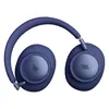 JBL Live 780NC noise cancelling headphones in Blue, ear cups swivelled flat