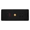 Marshall Middleton portable Bluetooth speaker in Black and Brass, top panel with the brass control knob, battery gauge and bass and treble controls