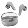 boAt Airdopes 311 Pro true wireless earbuds in Space Grey, earbuds above the charging case with its transparent lid