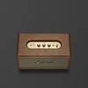 Marshall Stanmore III Bluetooth home speaker in Brown, angled top view