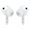 Samsung Galaxy Buds 4 Pro noise cancelling earbuds in White, inner side of both earbuds with the ear tips