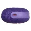 JBL Clip 5 portable Bluetooth speaker in Purple, bottom with USB-C port