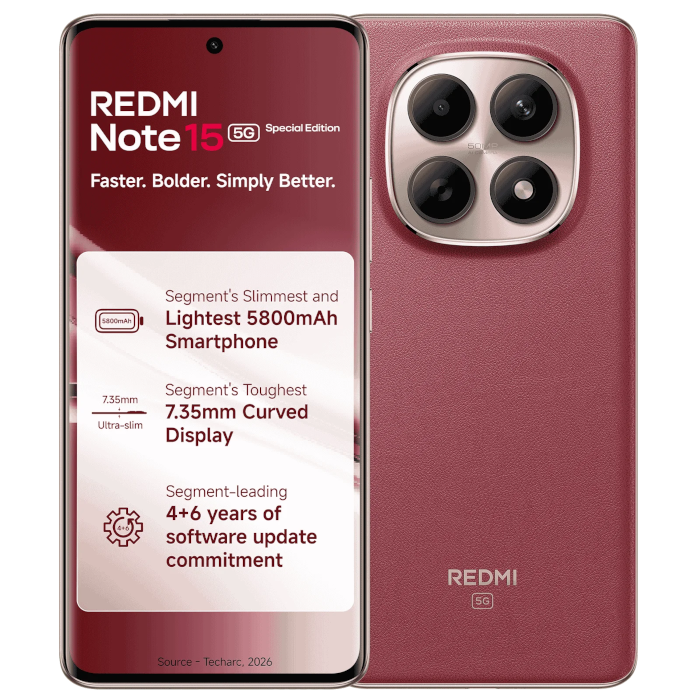 Redmi Note 15 SE 5G, 8/128GB, Crimson Reserve
