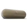 Beats Pill portable Bluetooth speaker in Champagne Gold, angled view