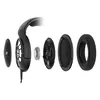 Sennheiser HD 560S open-back audiophile headphones in Black, exploded view of the driver and ear cup