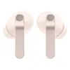 Samsung Galaxy Buds 4 Pro noise cancelling earbuds in Pink Gold, outer side of both earbuds with the metal blades