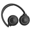 JBL Tune 680NC wireless on-ear noise cancelling headphones in Black, ear cups folded flat