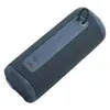 JBL Grip portable Bluetooth speaker in Blue, lying on its side, back panel with USB-C port