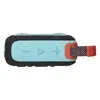 JBL Go 4 portable Bluetooth speaker in Black and Orange, top panel with volume and play buttons