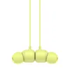 Beats Flex wireless neckband earphones in Yuzu Yellow, magnetic earbuds clipped together