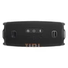 JBL Charge 6 portable Bluetooth speaker in Black, top panel with power, Bluetooth, Auracast and playback buttons