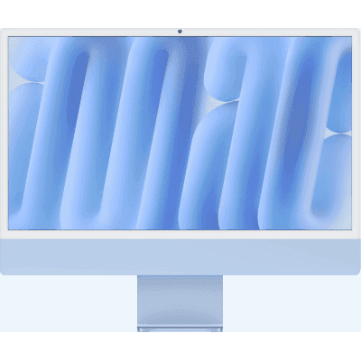 iMac 24-inch with Retina 4.5K display Apple M4 chip with 8‑core CPU and 8‑core GPU, 16GB, 256GB SSD - Blue