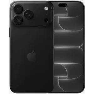 Apple iPhone 18 Pro Max in Black, back with the full-width camera plateau beside the front with the Dynamic Island