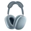 Apple AirPods Max (USB-C) in Blue, angled view showing the ear cushions
