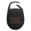 JBL Clip 5 portable Bluetooth speaker in Black, carabiner open