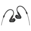 Sennheiser IE 200 wired in-ear monitors, Black, pair with ear hooks, front view